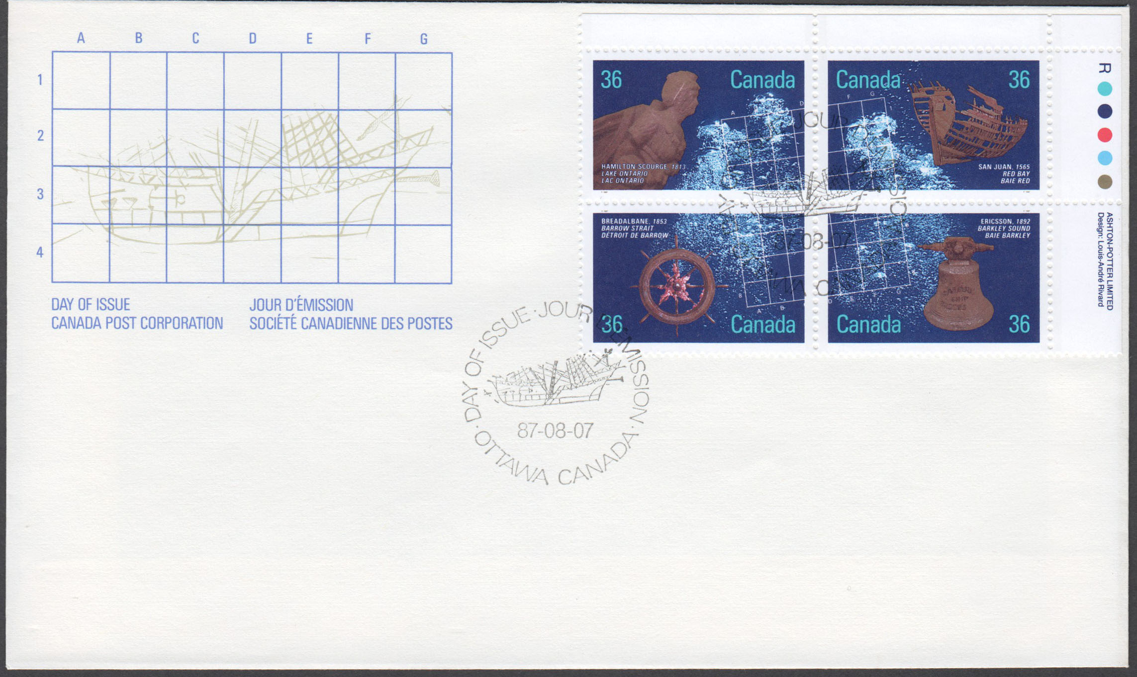 Canada Scott 1144a FDC PB UR - Click Image to Close